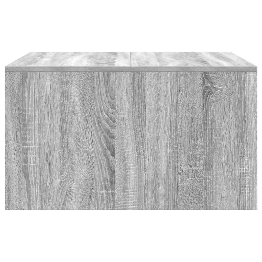 Salontafel met lades 70,5x70x40 cm grijs Sonoma is nu te koop bij PeponiXL, paradijselijk wonen!