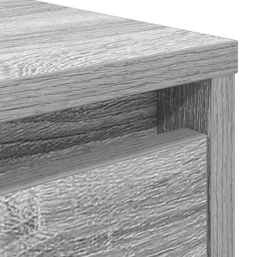 Salontafel met lades 70,5x70x40 cm grijs Sonoma is nu te koop bij PeponiXL, paradijselijk wonen!