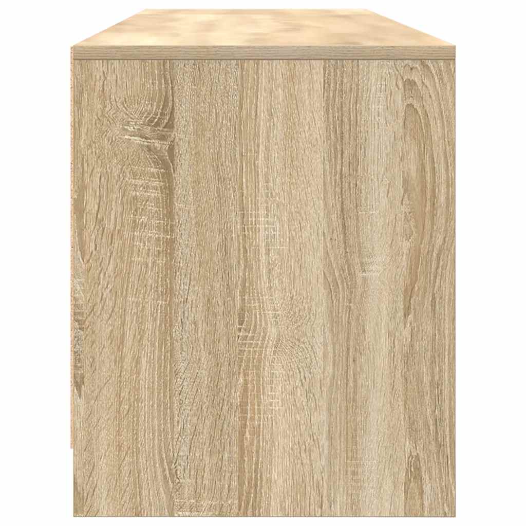 Tv-meubel 188,5x41x50 cm spaanplaat sonoma eikenkleurig is nu te koop bij PeponiXL, paradijselijk wonen!