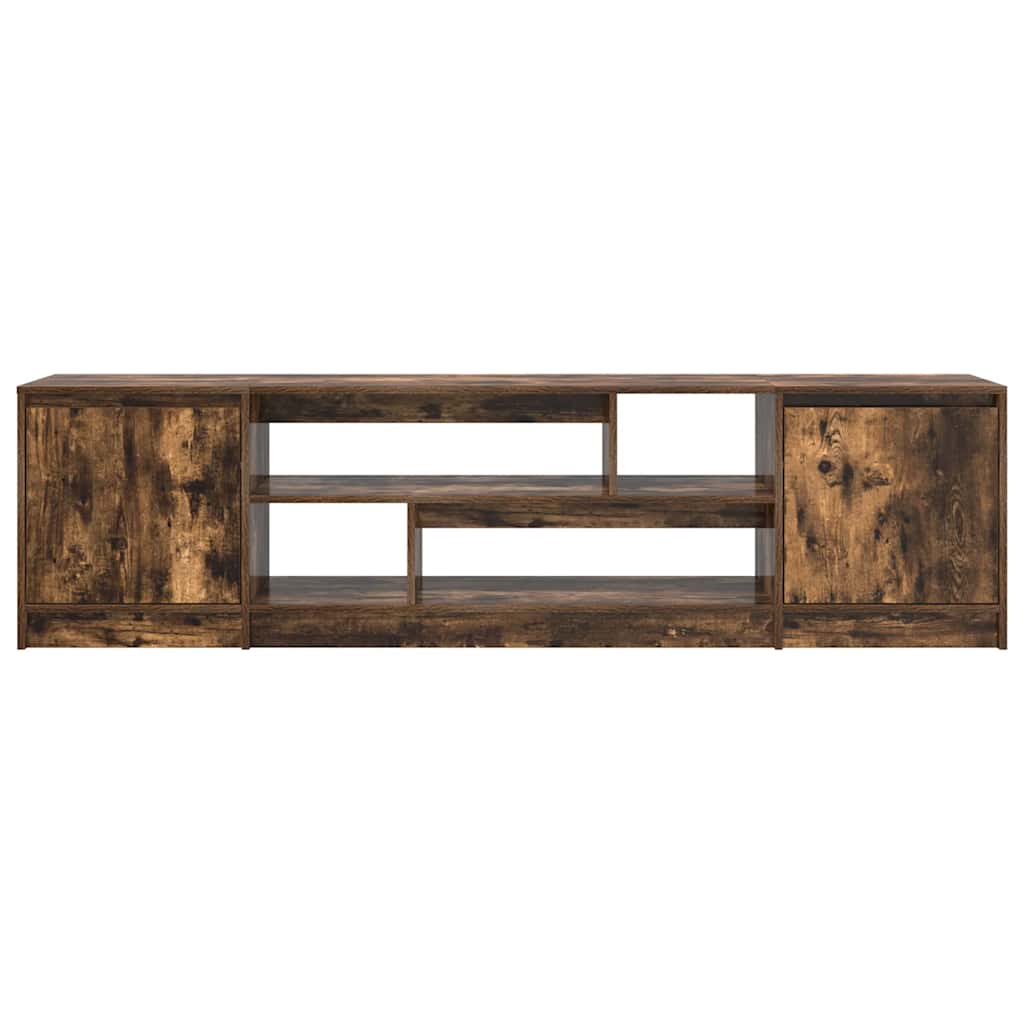 Tv-meubel 188,5x41x50 cm spaanplaat gerookt eikenkleurig is nu te koop bij PeponiXL, paradijselijk wonen!
