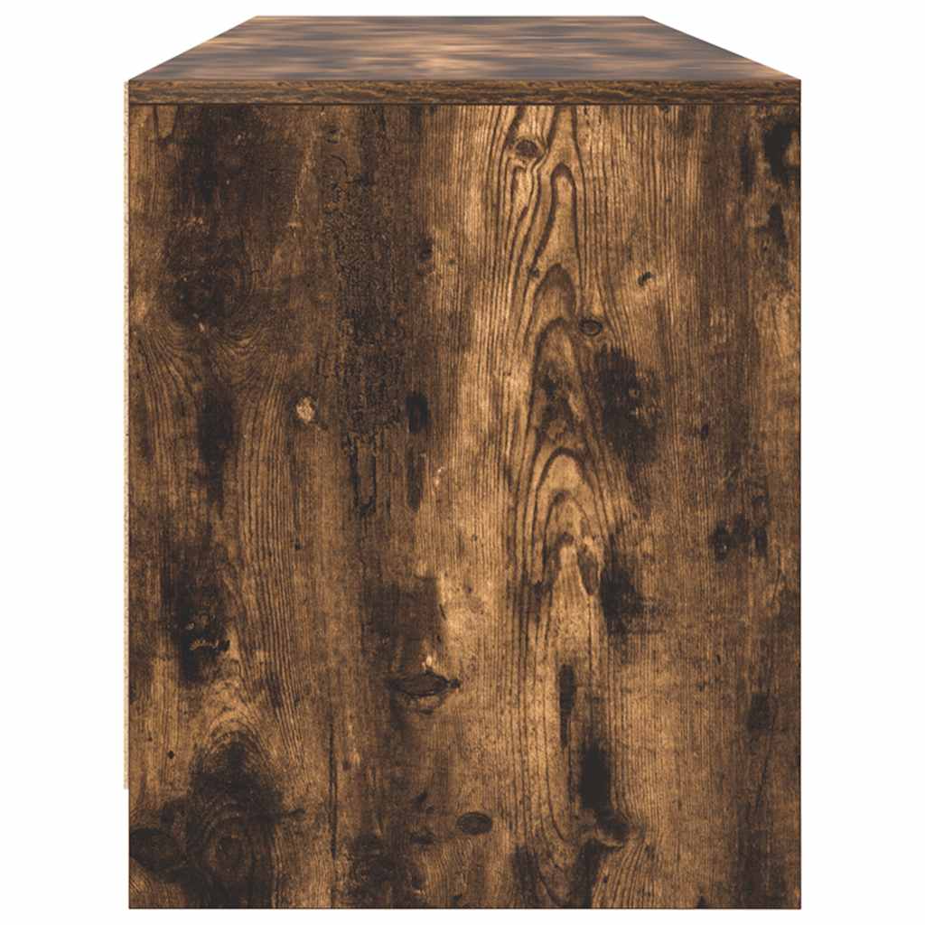 Tv-meubel 188,5x41x50 cm spaanplaat gerookt eikenkleurig is nu te koop bij PeponiXL, paradijselijk wonen!