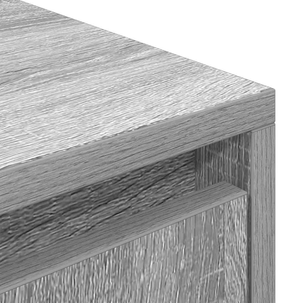 Tv-meubel 188,5x41x50 cm spaanplaat grijs sonoma is nu te koop bij PeponiXL, paradijselijk wonen!