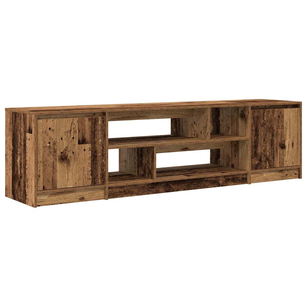 Tv-meubel 188,5x41x50 cm bewerkt hout oud hout is nu te koop bij PeponiXL, paradijselijk wonen!