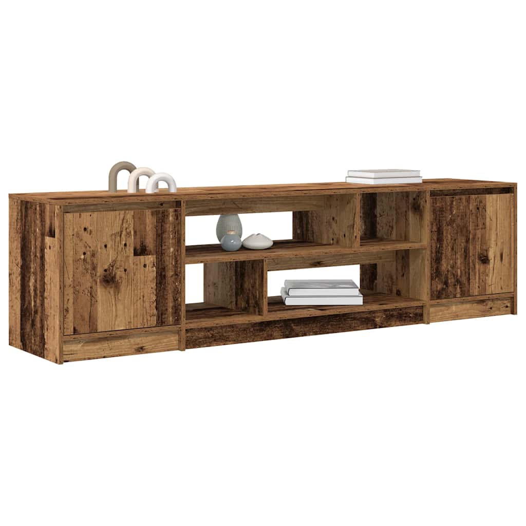 Tv-meubel 188,5x41x50 cm bewerkt hout oud hout is nu te koop bij PeponiXL, paradijselijk wonen!
