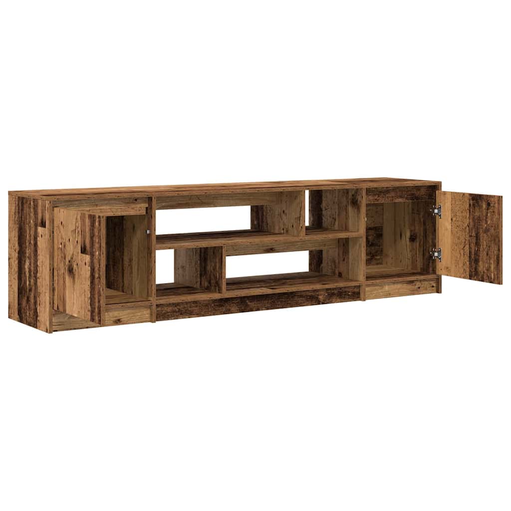 Tv-meubel 188,5x41x50 cm bewerkt hout oud hout is nu te koop bij PeponiXL, paradijselijk wonen!