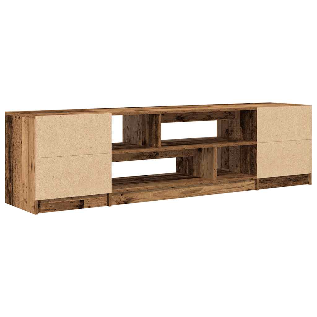 Tv-meubel 188,5x41x50 cm bewerkt hout oud hout is nu te koop bij PeponiXL, paradijselijk wonen!