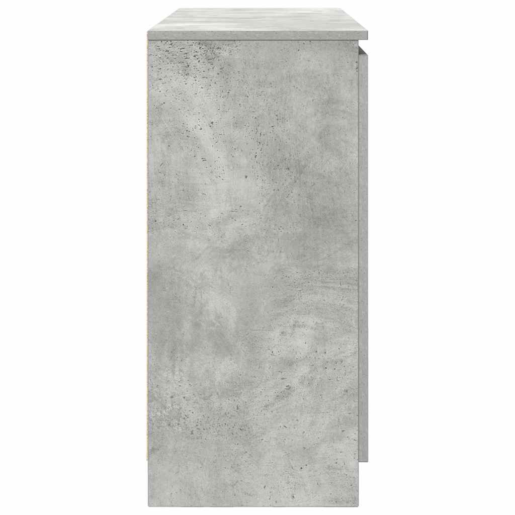 Dressoir met lades 100,5x35x76 cm spaanplaat betongrijs is nu te koop bij PeponiXL, paradijselijk wonen!