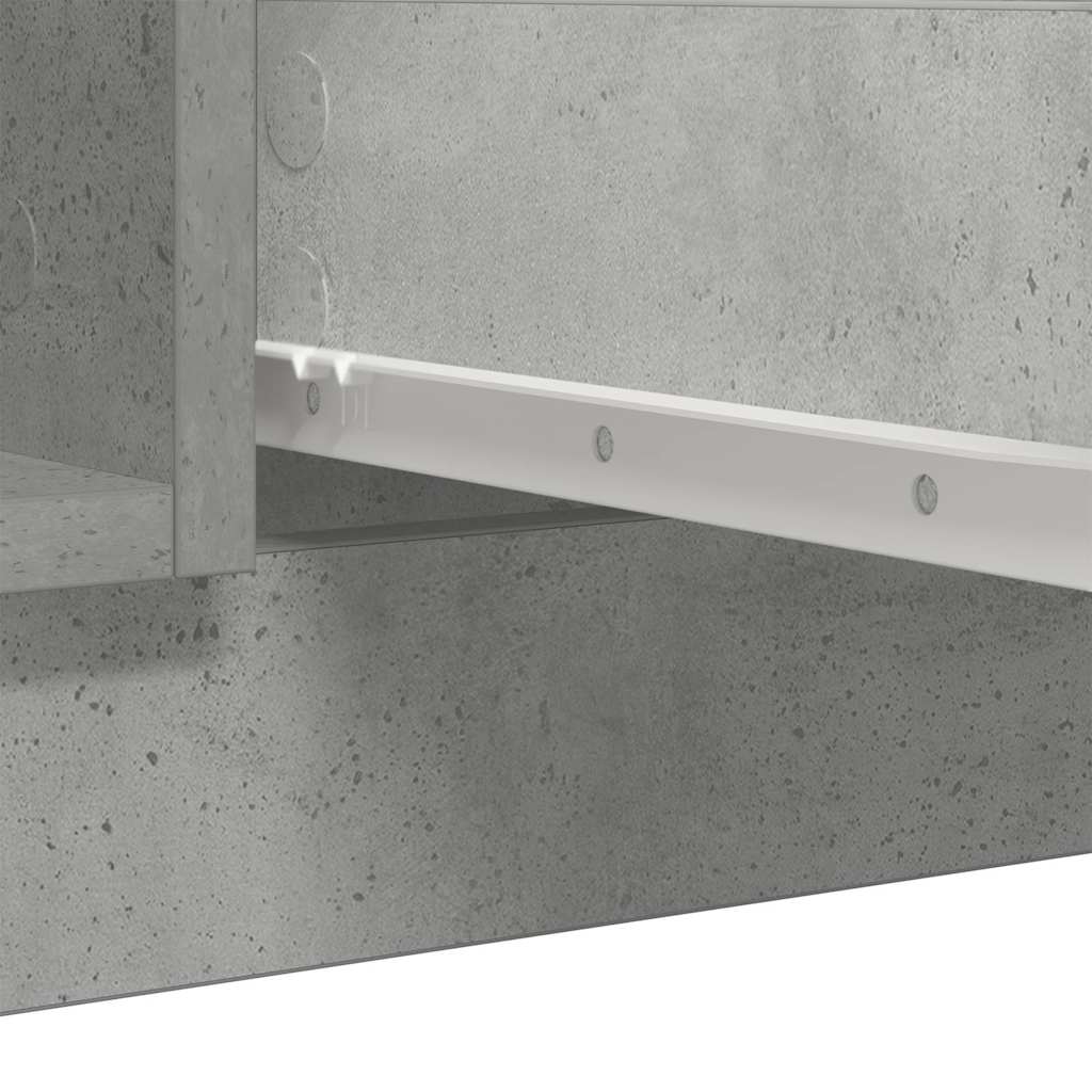 Dressoir met lades 100,5x35x76 cm spaanplaat betongrijs is nu te koop bij PeponiXL, paradijselijk wonen!