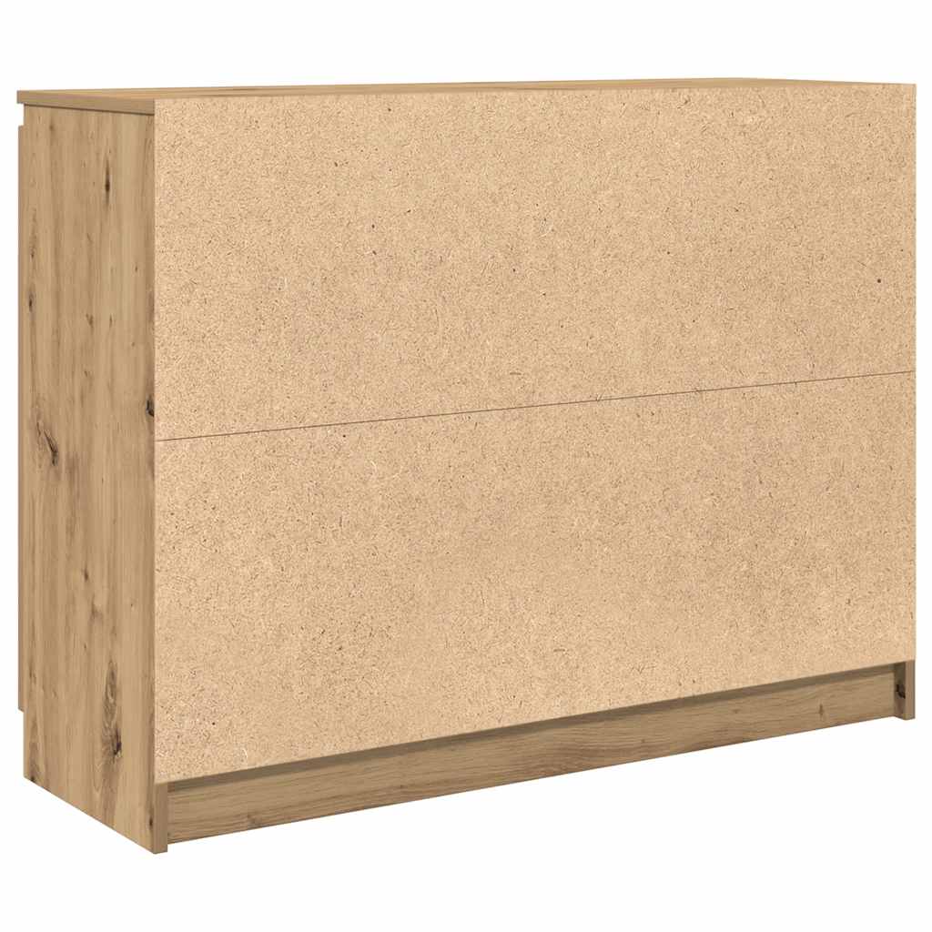 Dressoir met lades 100,5x35x76 cm spaanplaat artisanaal is nu te koop bij PeponiXL, paradijselijk wonen!