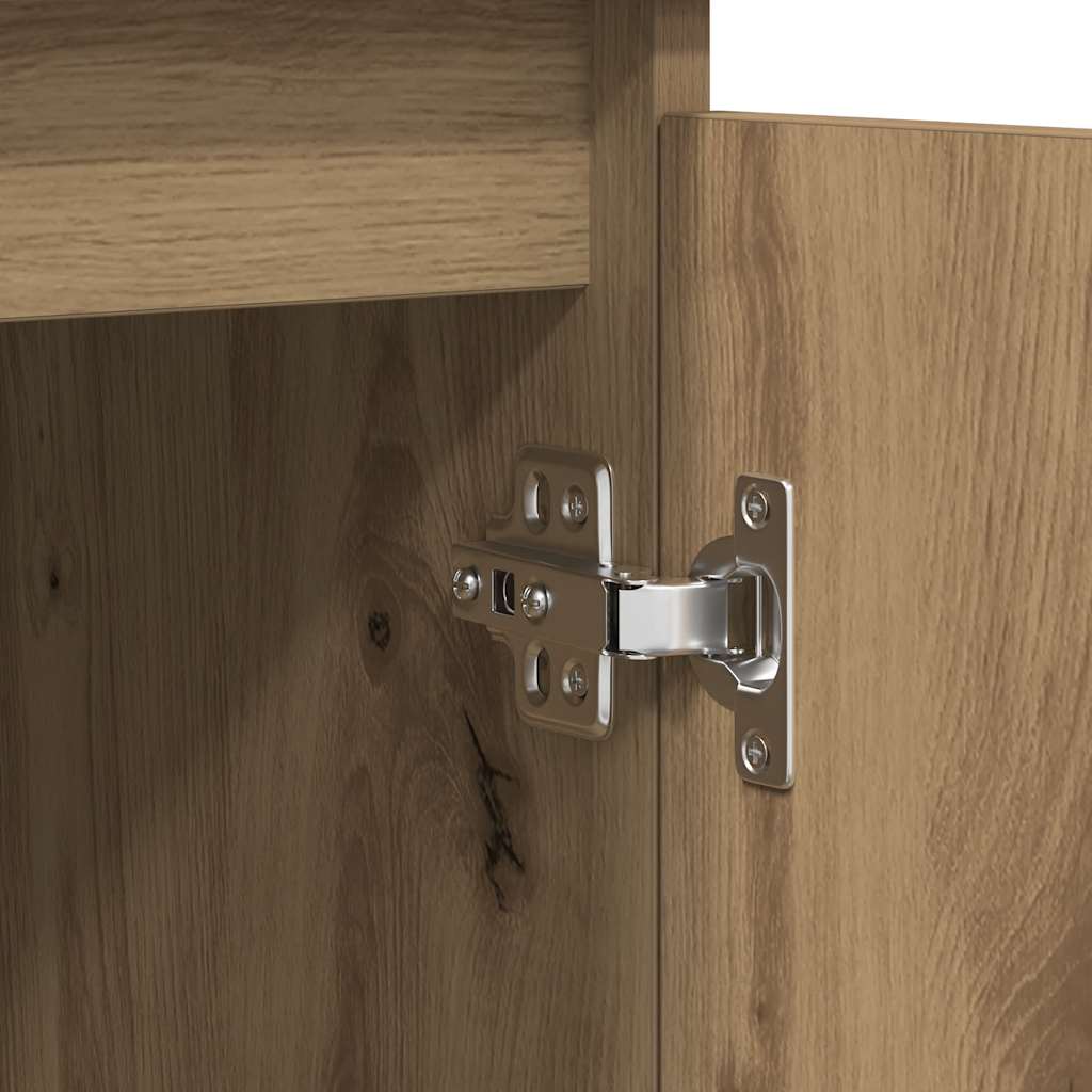 Dressoir met lades 100,5x35x76 cm spaanplaat artisanaal is nu te koop bij PeponiXL, paradijselijk wonen!