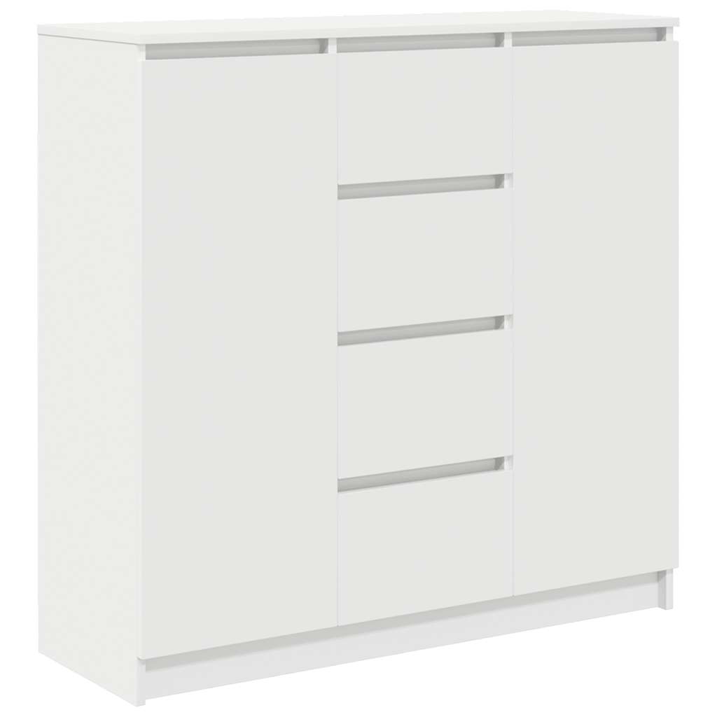 Dressoir met lades 100,5x35x98,5 cm spaanplaat wit is nu te koop bij PeponiXL, paradijselijk wonen!