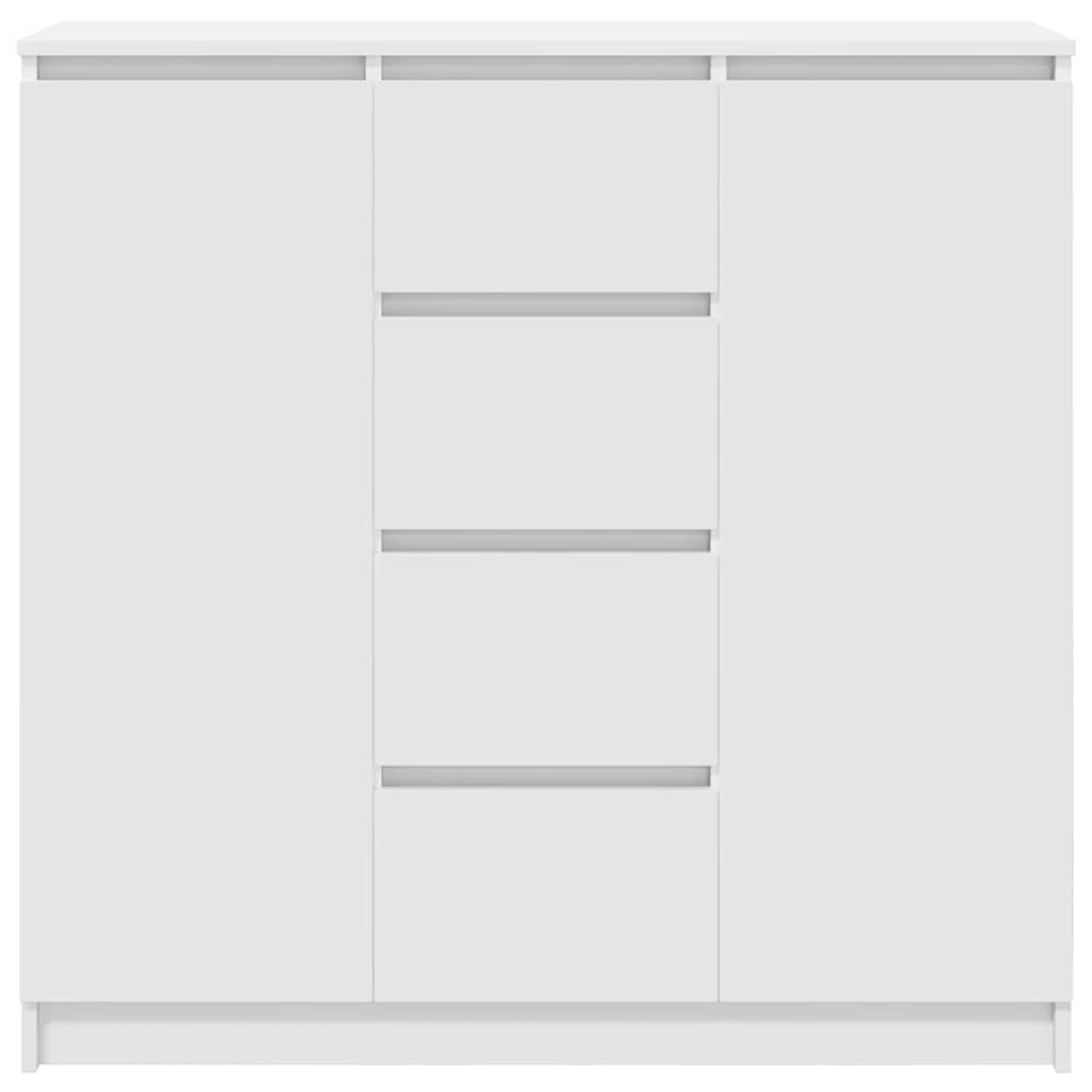 Dressoir met lades 100,5x35x98,5 cm spaanplaat wit is nu te koop bij PeponiXL, paradijselijk wonen!