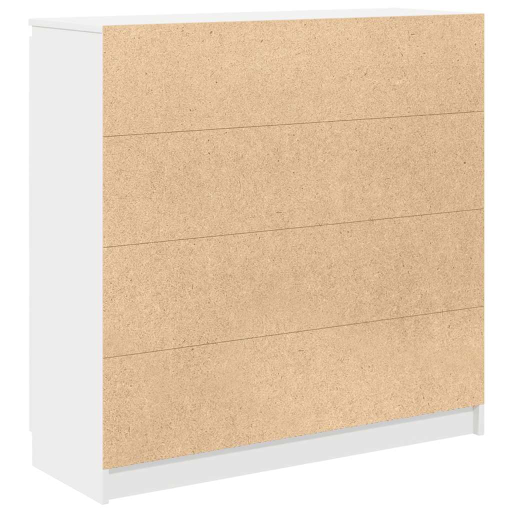 Dressoir met lades 100,5x35x98,5 cm spaanplaat wit is nu te koop bij PeponiXL, paradijselijk wonen!