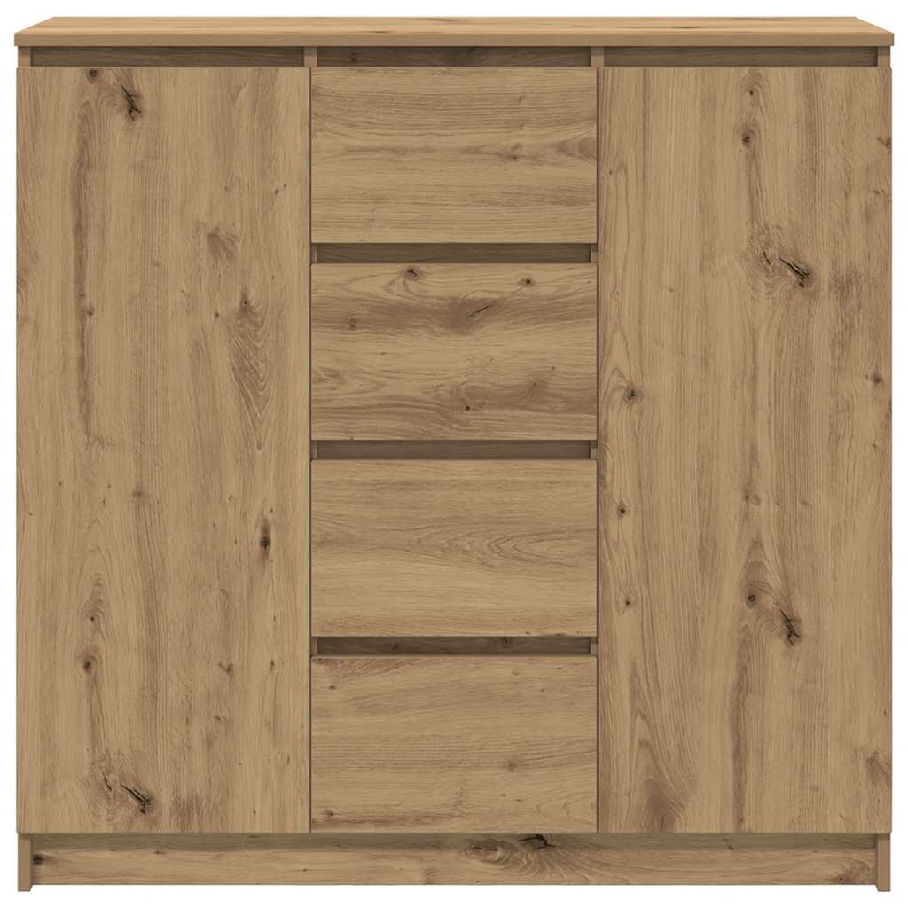 Dressoir met lades 100,5x35x98,5 cm spaanplaat artisanaal is nu te koop bij PeponiXL, paradijselijk wonen!