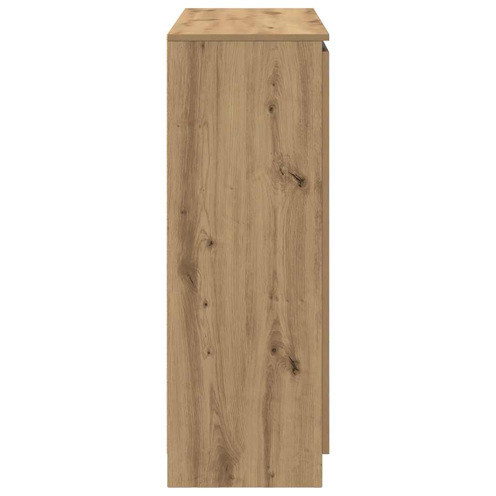 Dressoir met lades 100,5x35x98,5 cm spaanplaat artisanaal is nu te koop bij PeponiXL, paradijselijk wonen!