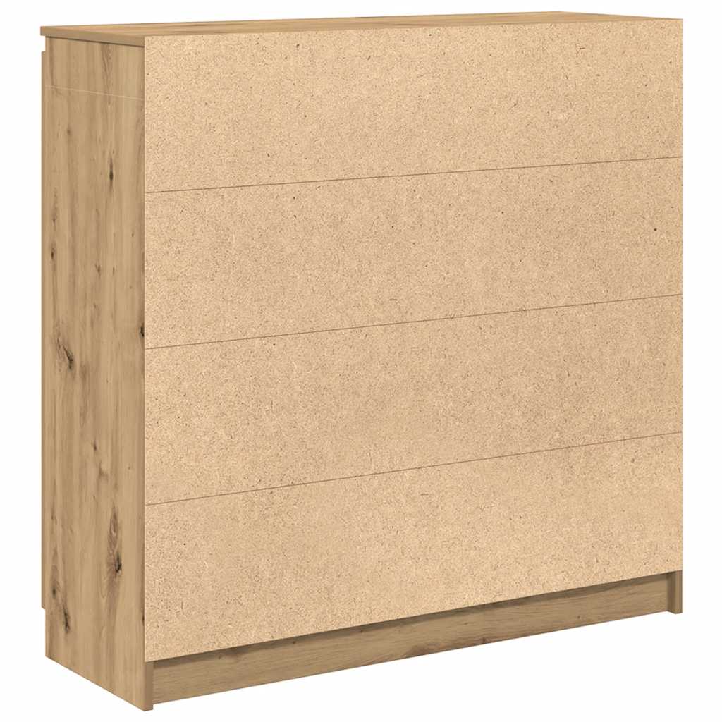 Dressoir met lades 100,5x35x98,5 cm spaanplaat artisanaal is nu te koop bij PeponiXL, paradijselijk wonen!