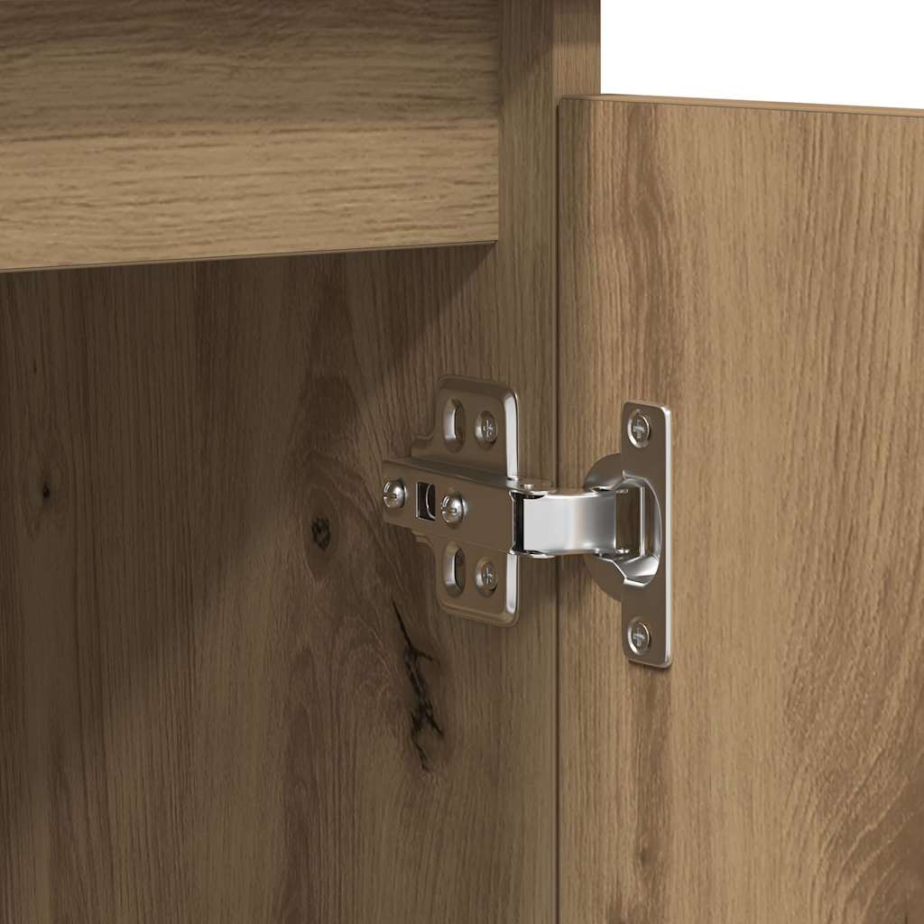 Dressoir met lades 100,5x35x98,5 cm spaanplaat artisanaal is nu te koop bij PeponiXL, paradijselijk wonen!