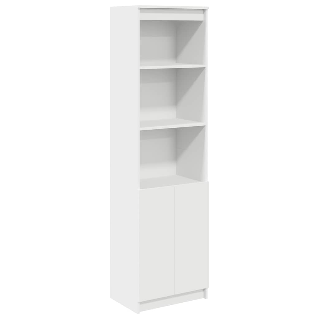 Highboard 50x35x180 cm spaanplaat wit is nu te koop bij PeponiXL, paradijselijk wonen!