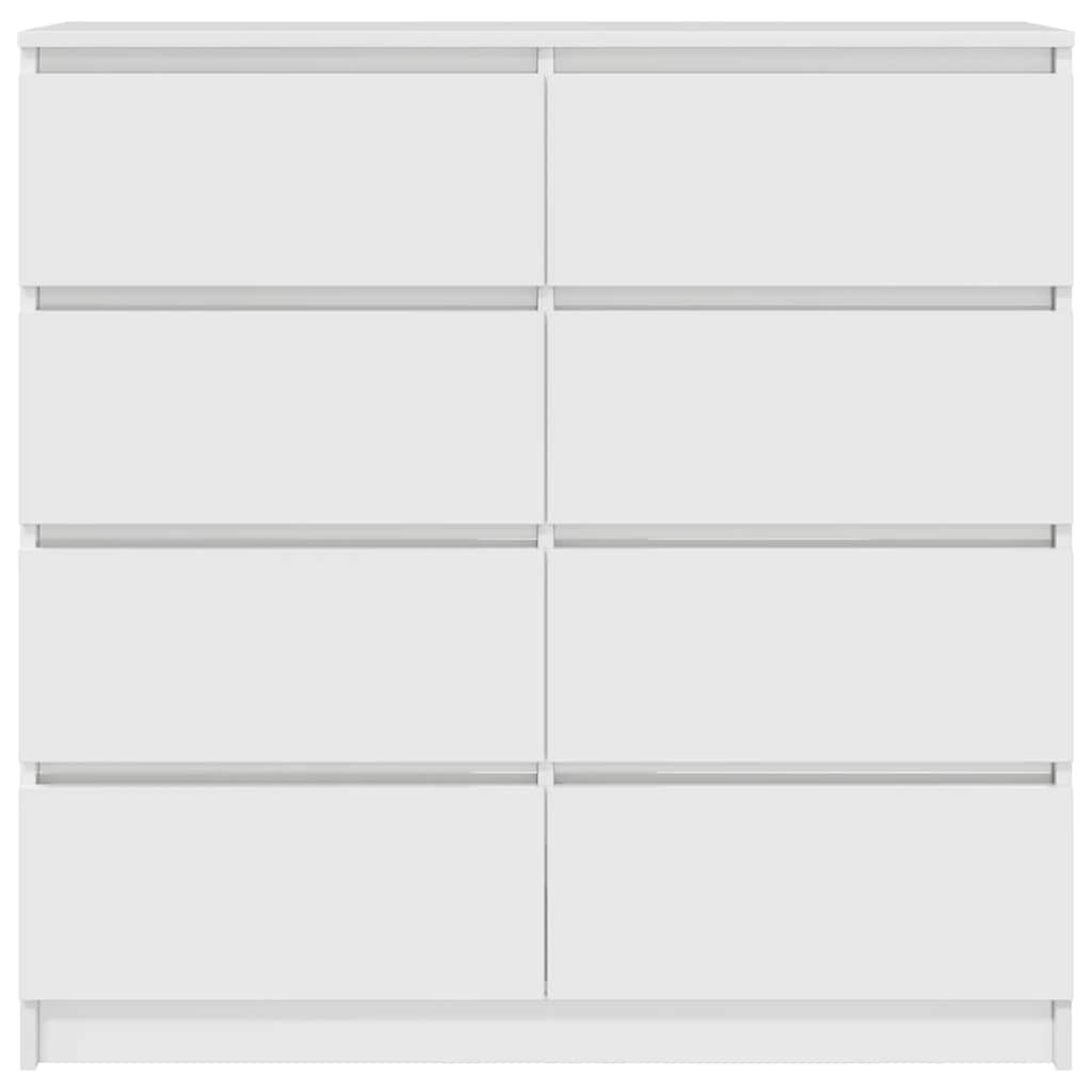 Dressoir 100x35x99 cm bewerkt hout wit is nu te koop bij PeponiXL, paradijselijk wonen!