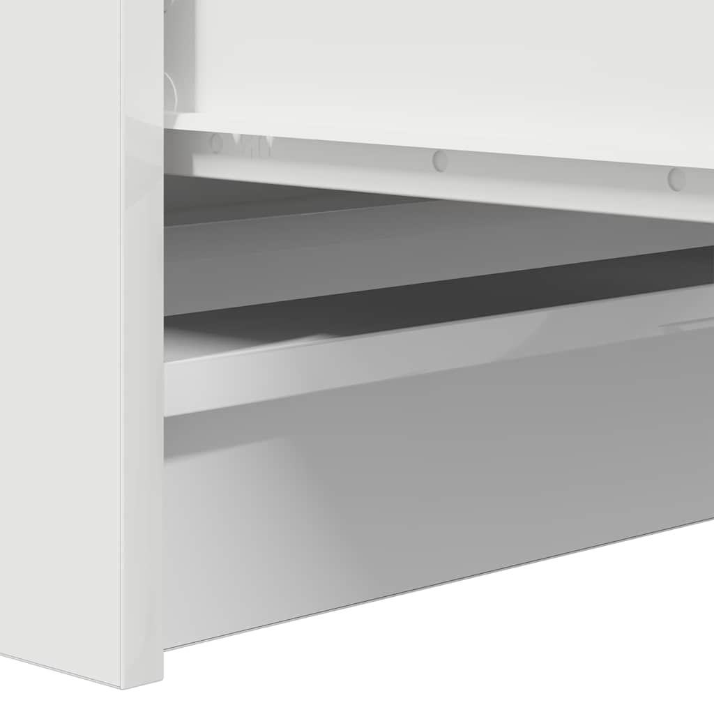 Dressoir 100x35x99 cm bewerkt hout wit is nu te koop bij PeponiXL, paradijselijk wonen!