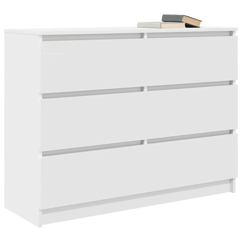 Dressoir 100x35x76 cm spaanplaat wit is nu te koop bij PeponiXL, paradijselijk wonen!