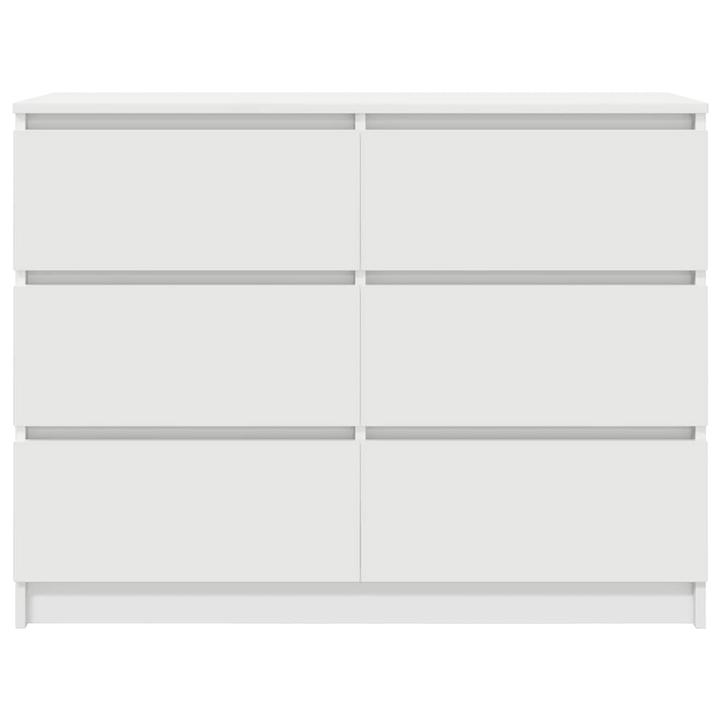 Dressoir 100x35x76 cm spaanplaat wit is nu te koop bij PeponiXL, paradijselijk wonen!