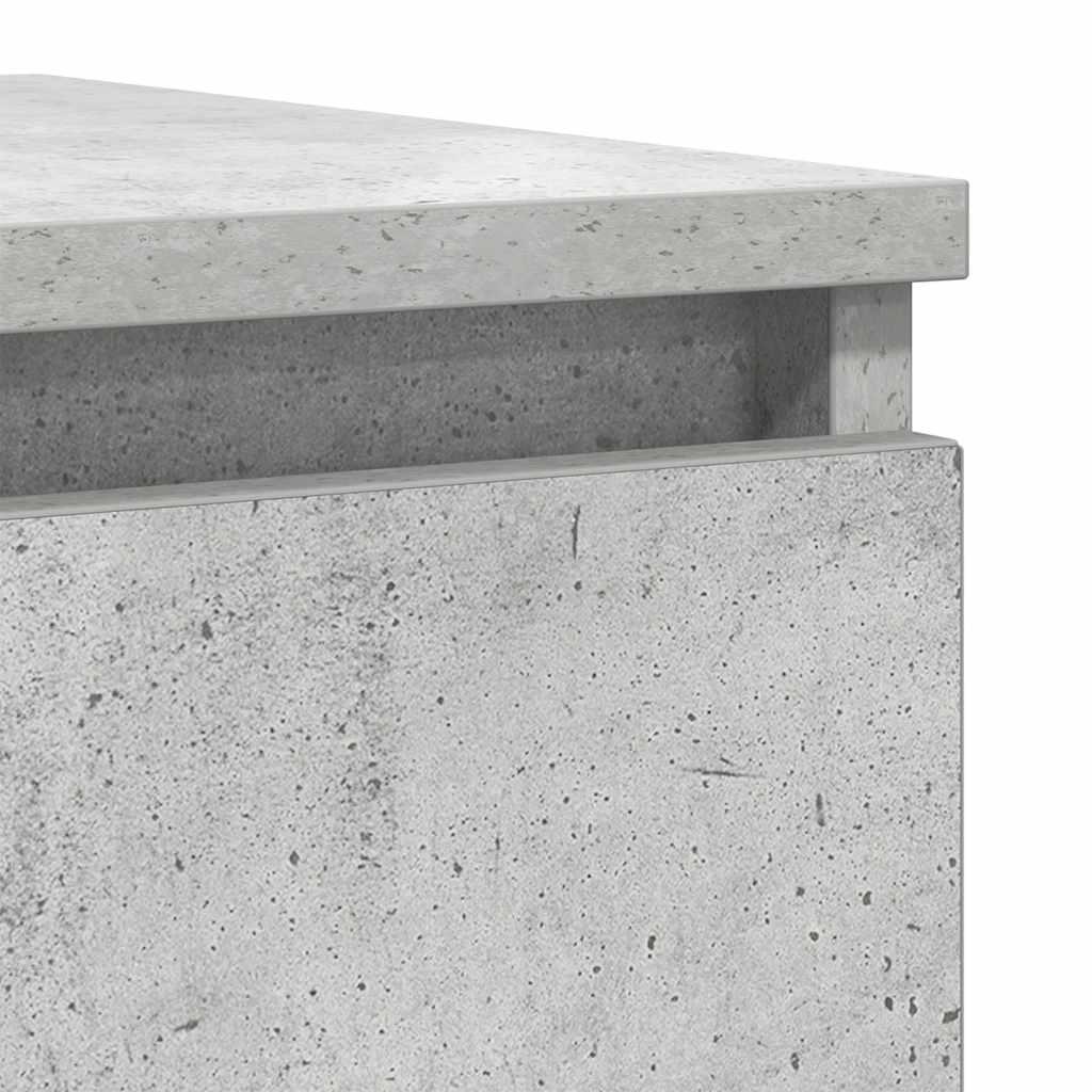 Dressoir 100x35x76 cm spaanplaat betongrijs is nu te koop bij PeponiXL, paradijselijk wonen!