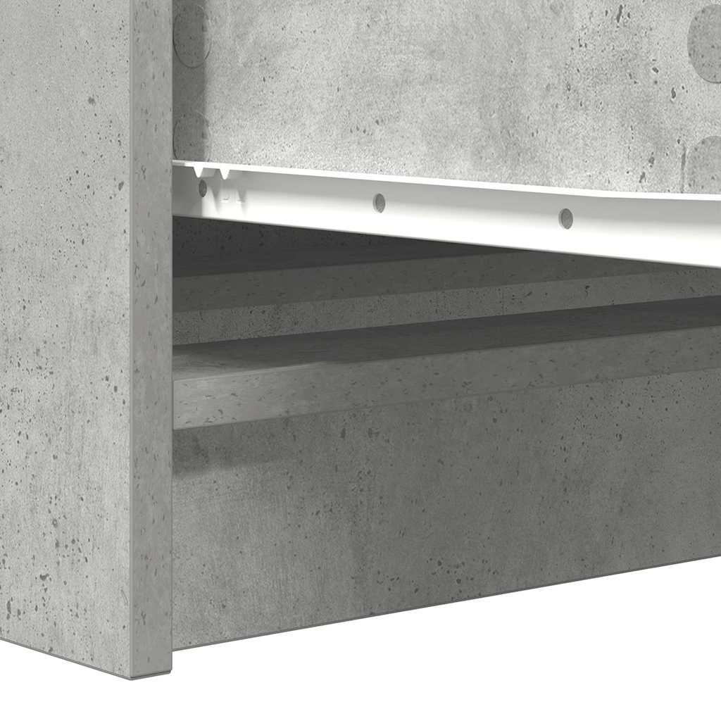 Dressoir 100x35x76 cm spaanplaat betongrijs is nu te koop bij PeponiXL, paradijselijk wonen!