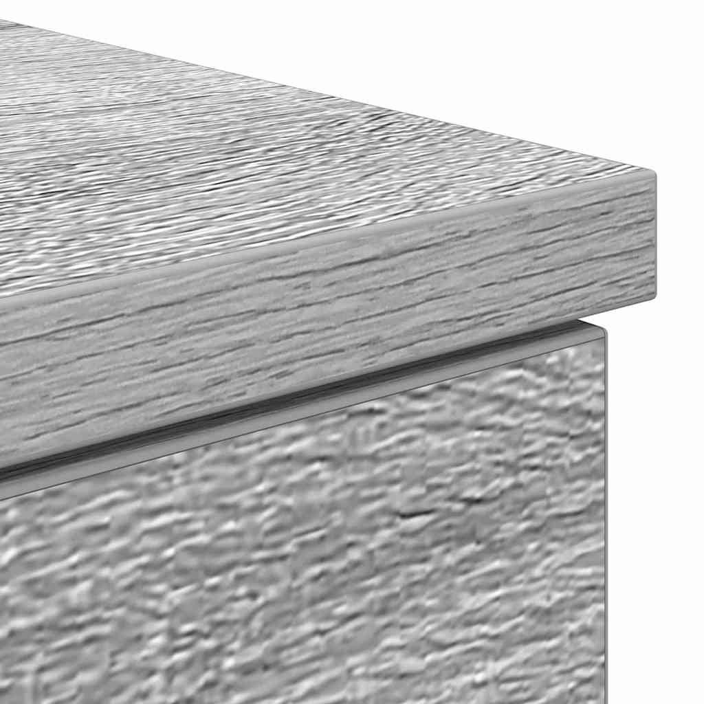 Bureau met lade Grijs sonoma 140 x 49 x 76 cm Bewerkt hout is nu te koop bij PeponiXL, paradijselijk wonen!