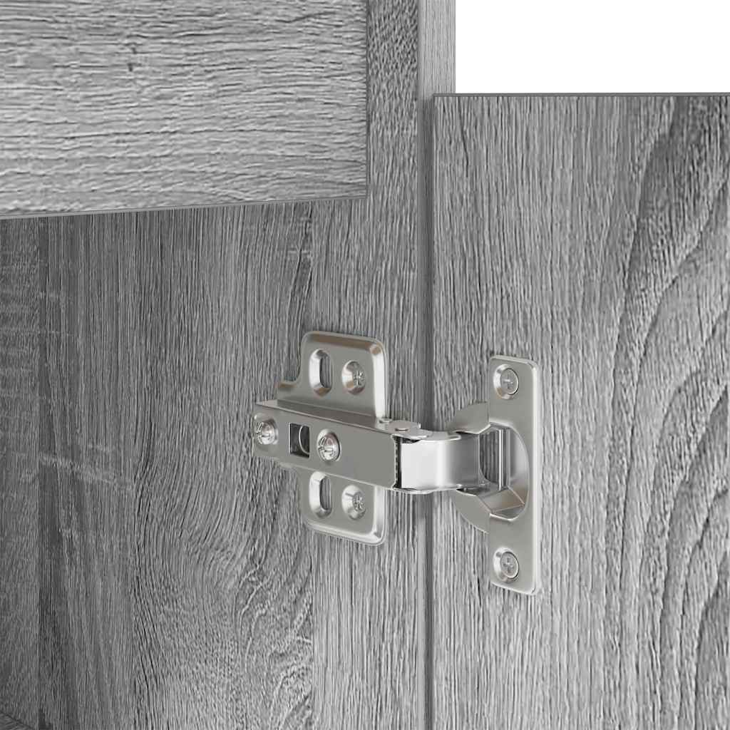 Bureau met lade Grijs sonoma 140 x 49 x 76 cm Bewerkt hout is nu te koop bij PeponiXL, paradijselijk wonen!