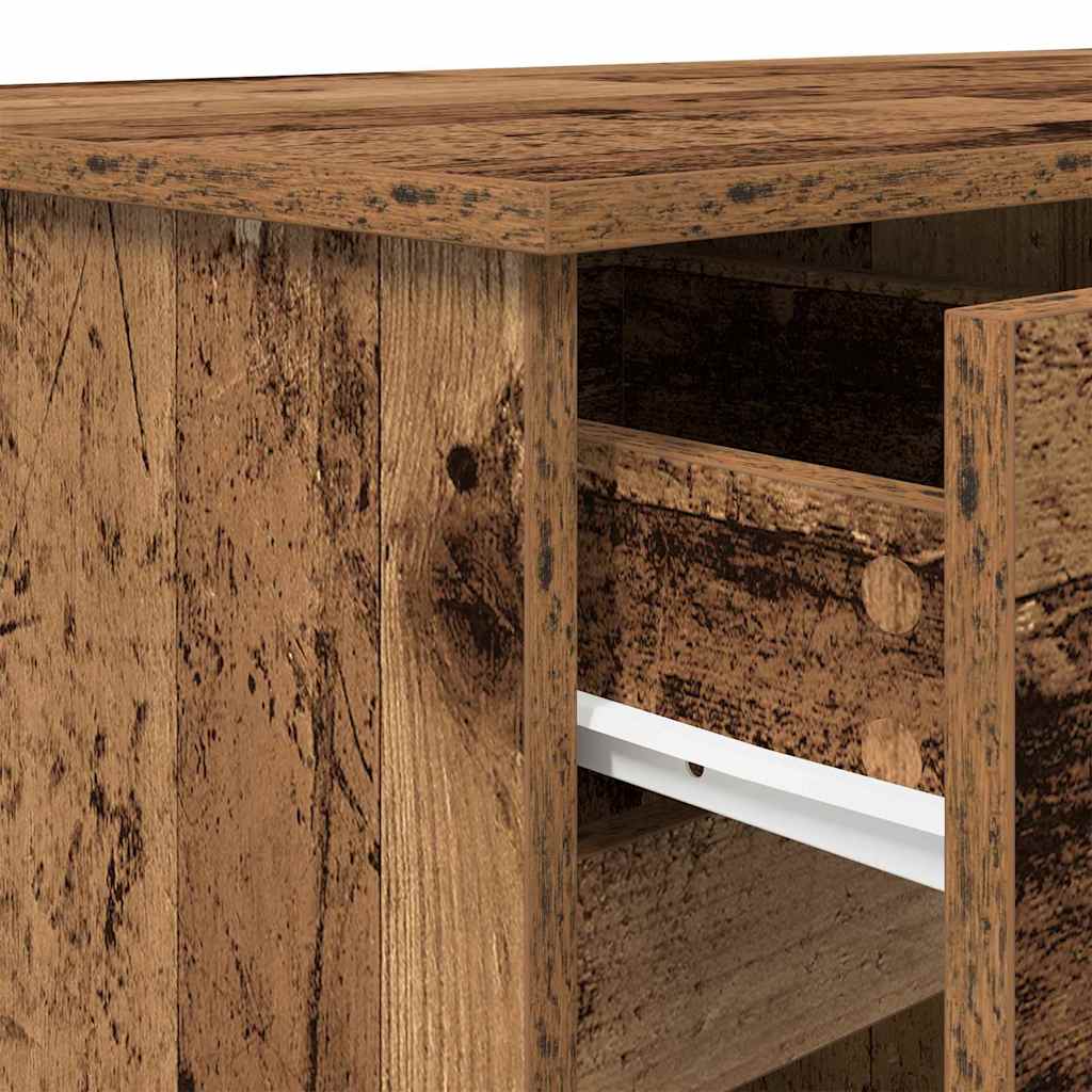 Bureau met lade Oud hout 140 x 49 x 76 cm Bewerkt hout is nu te koop bij PeponiXL, paradijselijk wonen!