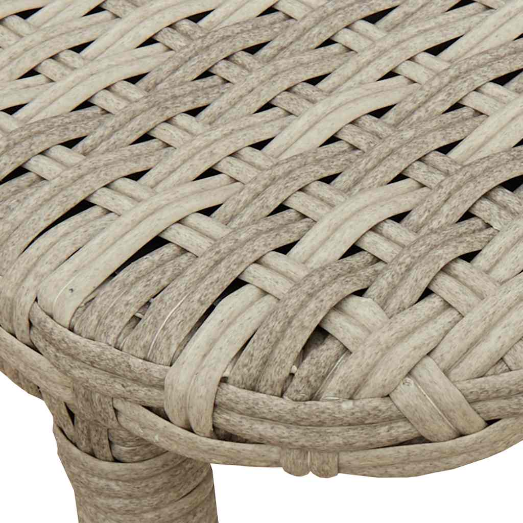 Tuintafel inklapbaar 90x51x75 cm poly rattan lichtgrijs is nu te koop bij PeponiXL, paradijselijk wonen!