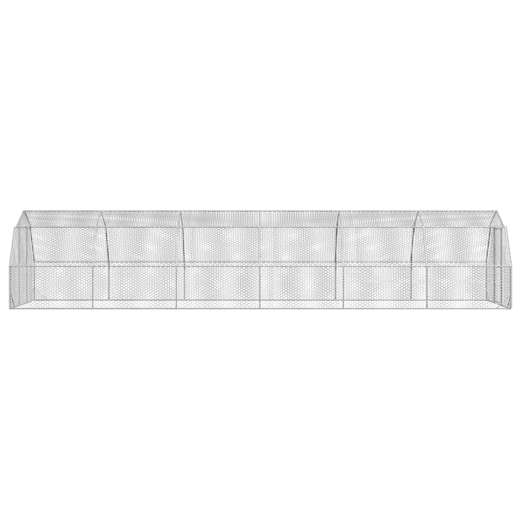 Kippenren 2,5x12x2,25 m gegalvaniseerd staal is nu te koop bij PeponiXL, paradijselijk wonen!