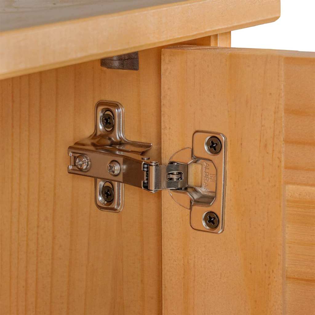 Badkamermeubelset met plank VIGO 2 pcs Bruin en Honingbruin is nu te koop bij PeponiXL, paradijselijk wonen!