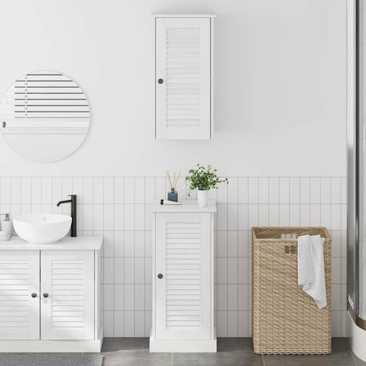 Badkamermeubelset met plank VIGO 2 pcs Wit en Antiek Wit is nu te koop bij PeponiXL, paradijselijk wonen!