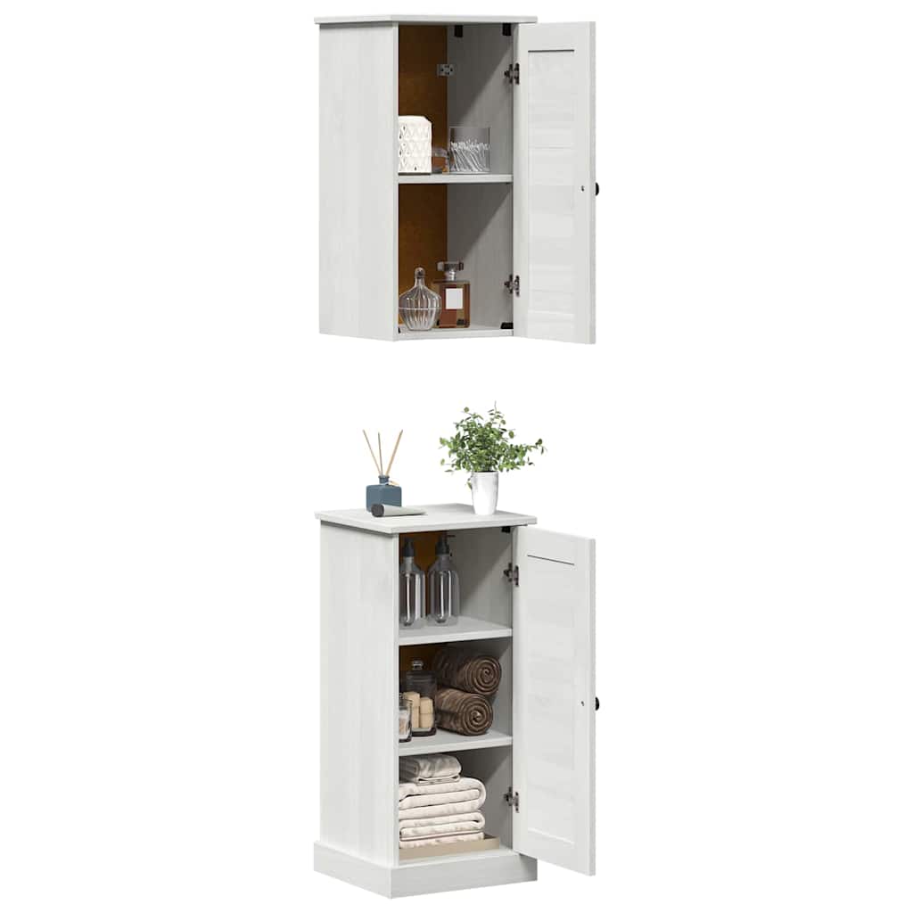 Badkamermeubelset met plank VIGO 2 pcs Wit en Antiek Wit is nu te koop bij PeponiXL, paradijselijk wonen!