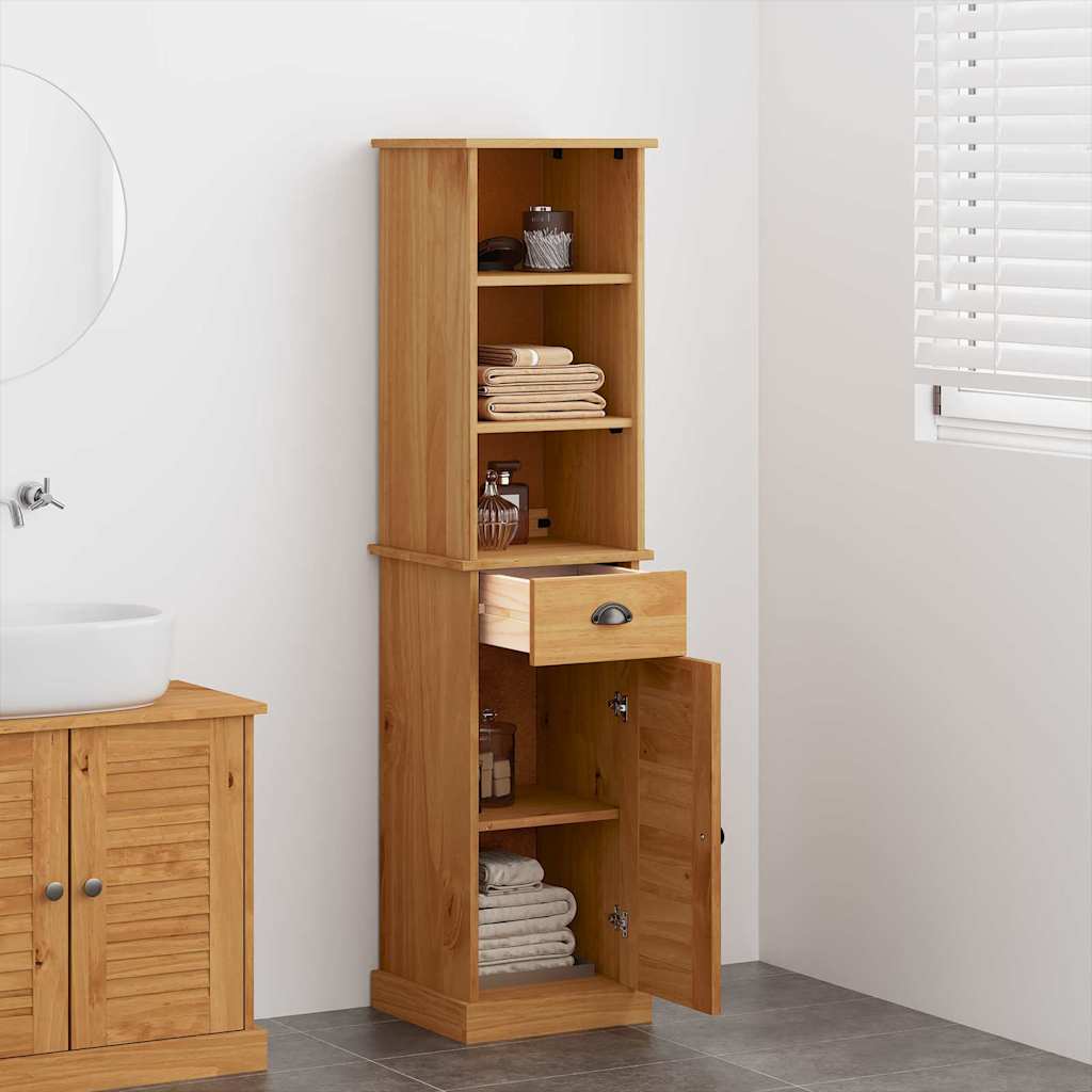 Badkamermeubelset met lade VIGO 2 pcs Bruin en Honingbruin is nu te koop bij PeponiXL, paradijselijk wonen!