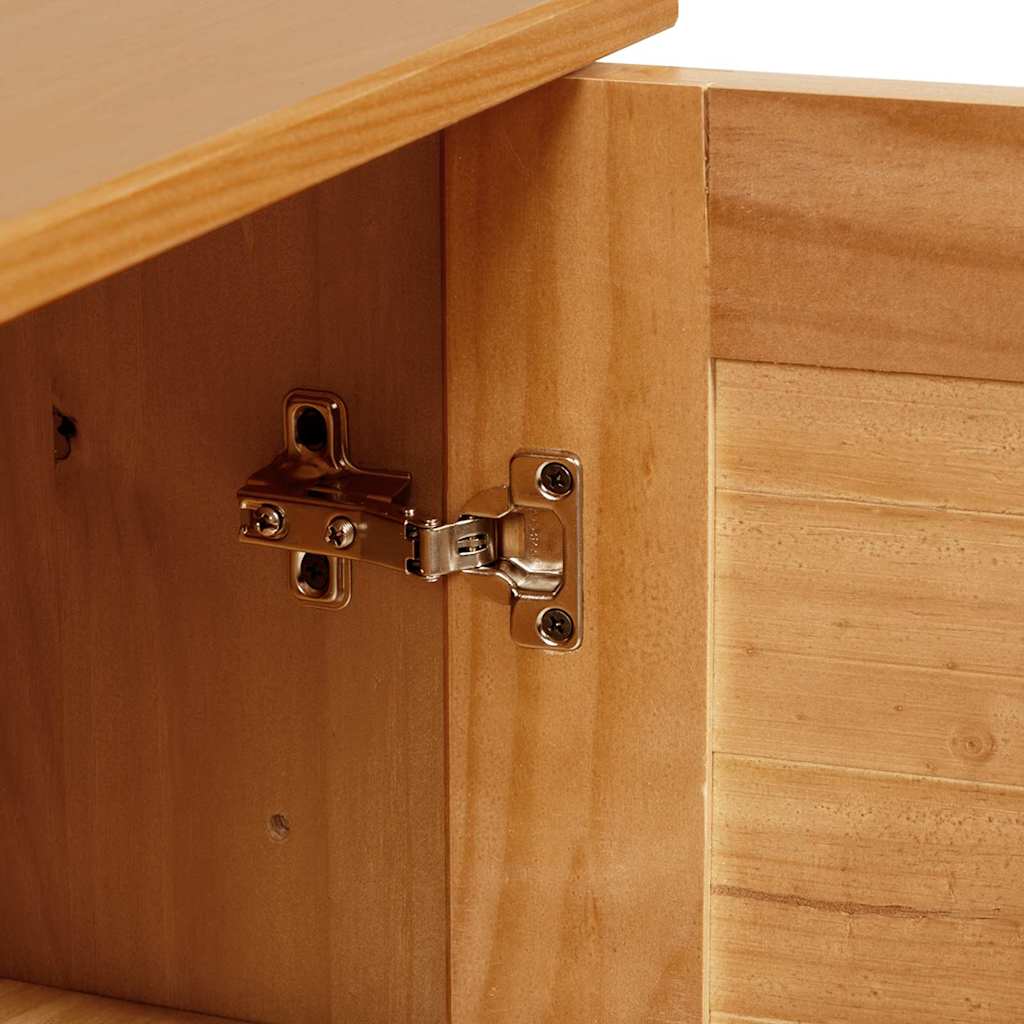 Badkamermeubelset met plank VIGO 2 pcs Bruin en Honingbruin is nu te koop bij PeponiXL, paradijselijk wonen!