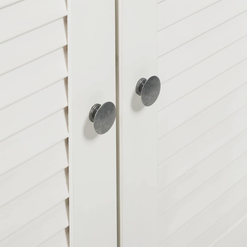 Badkamermeubelset met plank VIGO 2 pcs Wit en Antiek Wit is nu te koop bij PeponiXL, paradijselijk wonen!