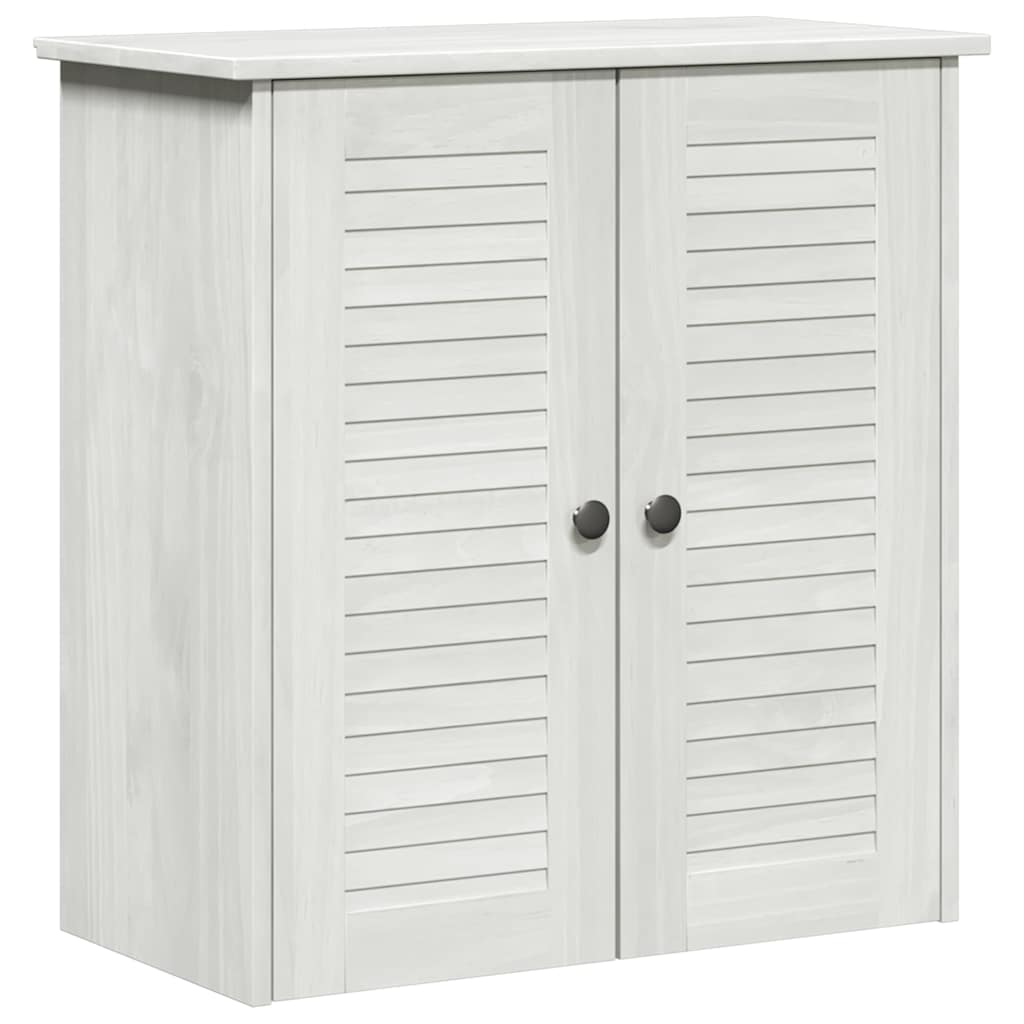 Badkamermeubelset met plank VIGO 2 pcs Wit en Antiek Wit is nu te koop bij PeponiXL, paradijselijk wonen!