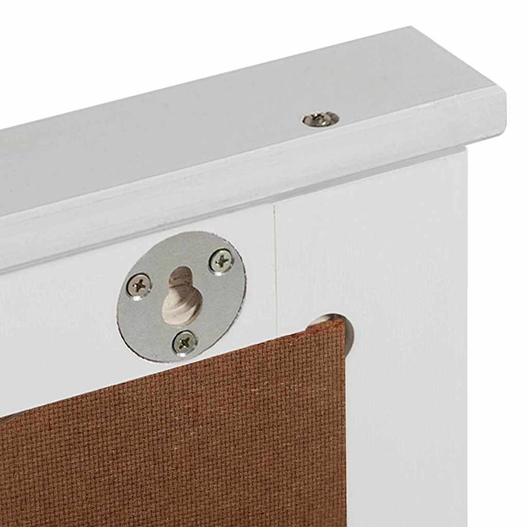 Badkamermeubelset met lade 3 pcs Antiek wit Massief grenenhout is nu te koop bij PeponiXL, paradijselijk wonen!