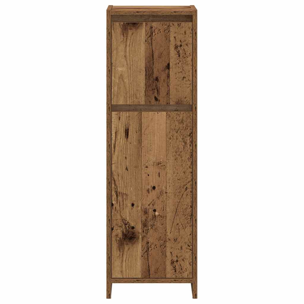 4-delige Badkamermeubelset bewerkt hout oud houtkleurig is nu te koop bij PeponiXL, paradijselijk wonen!