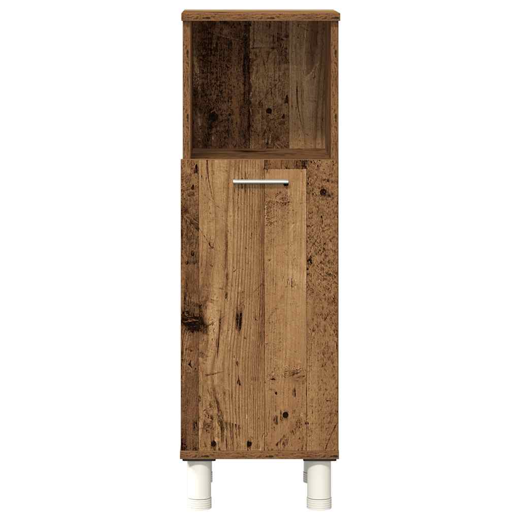 3-delige Badkamermeubelset bewerkt hout oud houtkleurig is nu te koop bij PeponiXL, paradijselijk wonen!