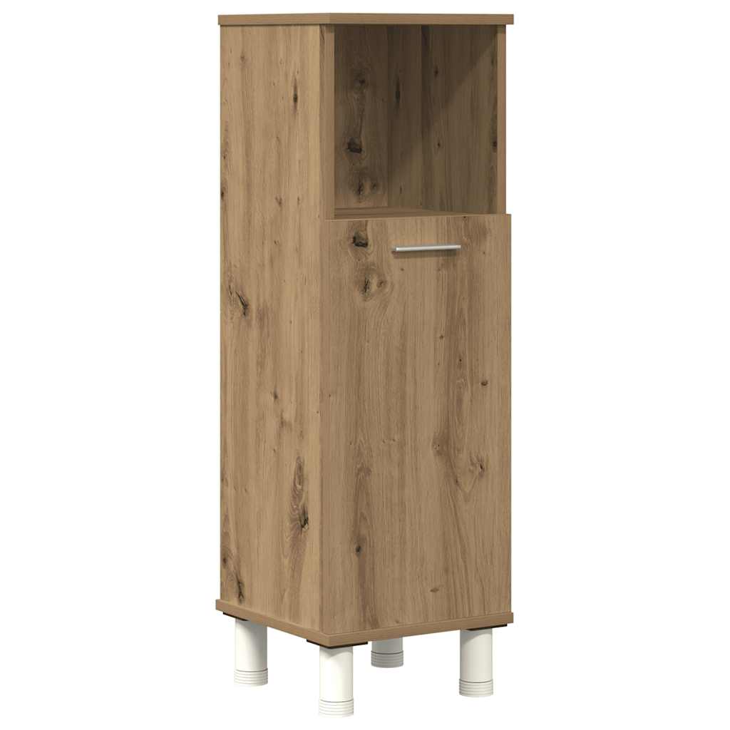 3-delige Badkamermeubelset bewerkt hout artisanaal eikenkleur is nu te koop bij PeponiXL, paradijselijk wonen!