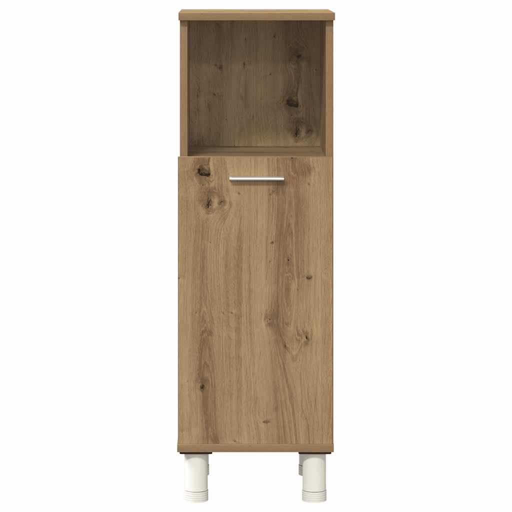 3-delige Badkamermeubelset bewerkt hout artisanaal eikenkleur is nu te koop bij PeponiXL, paradijselijk wonen!