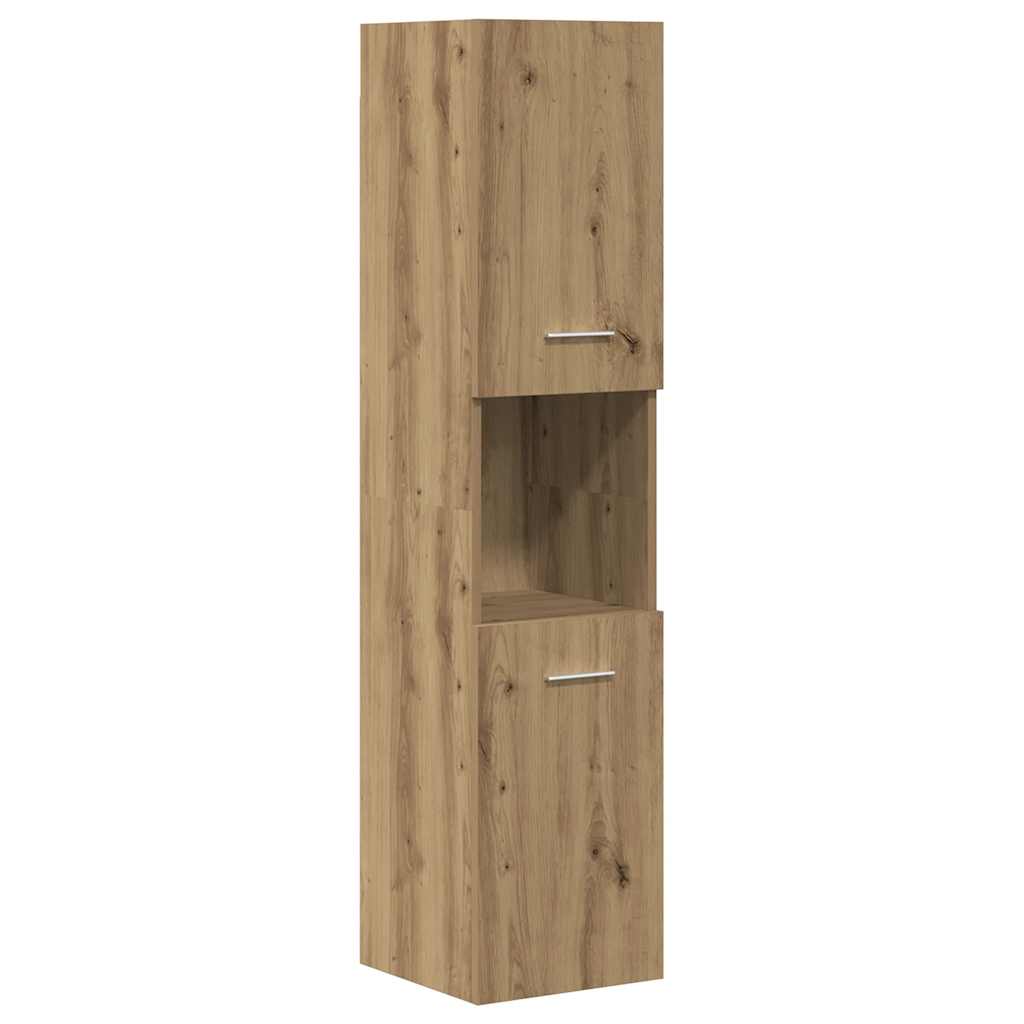 3-delige Badkamermeubelset bewerkt hout artisanaal eikenkleur is nu te koop bij PeponiXL, paradijselijk wonen!