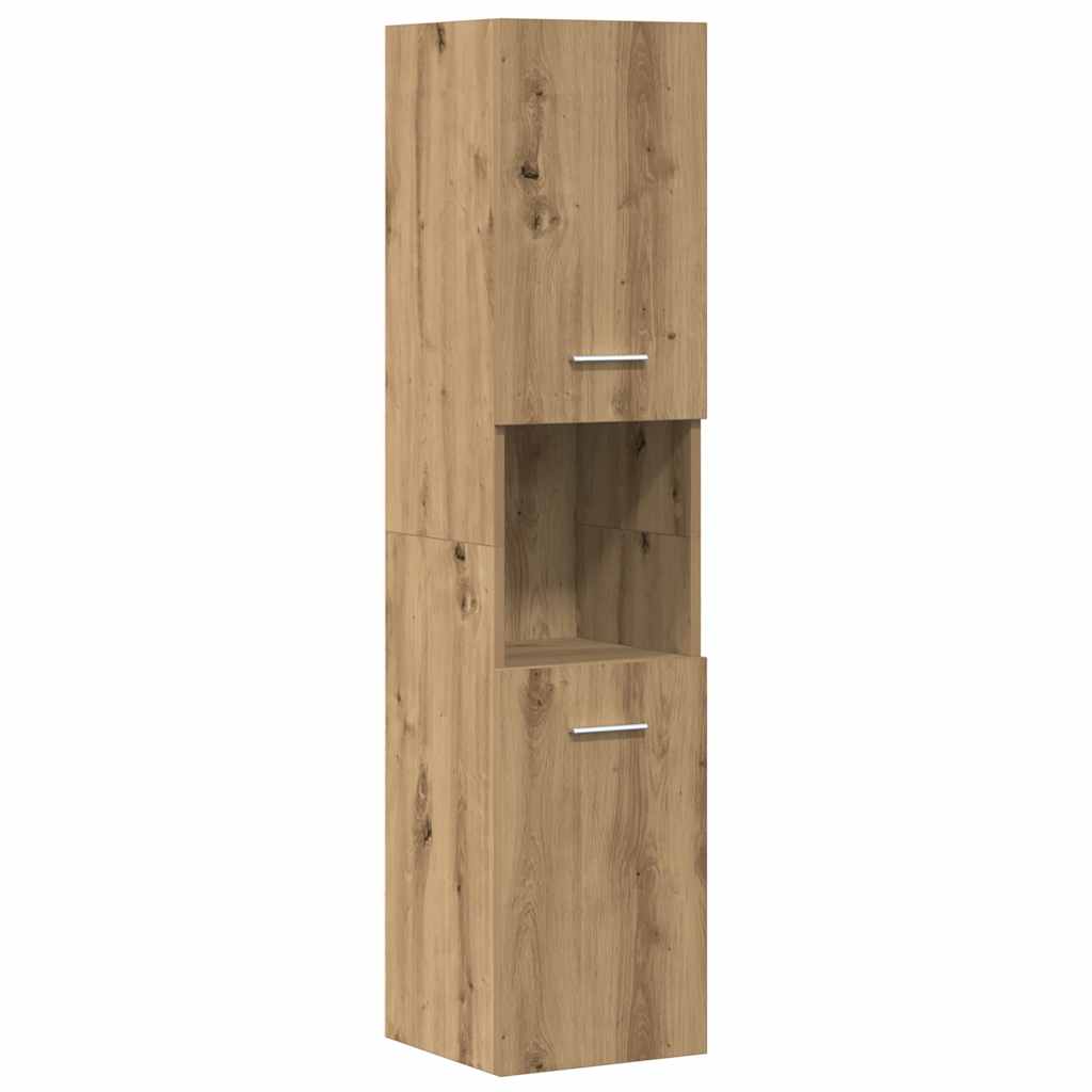 3-delige Badkamermeubelset bewerkt hout artisanaal eikenkleur is nu te koop bij PeponiXL, paradijselijk wonen!
