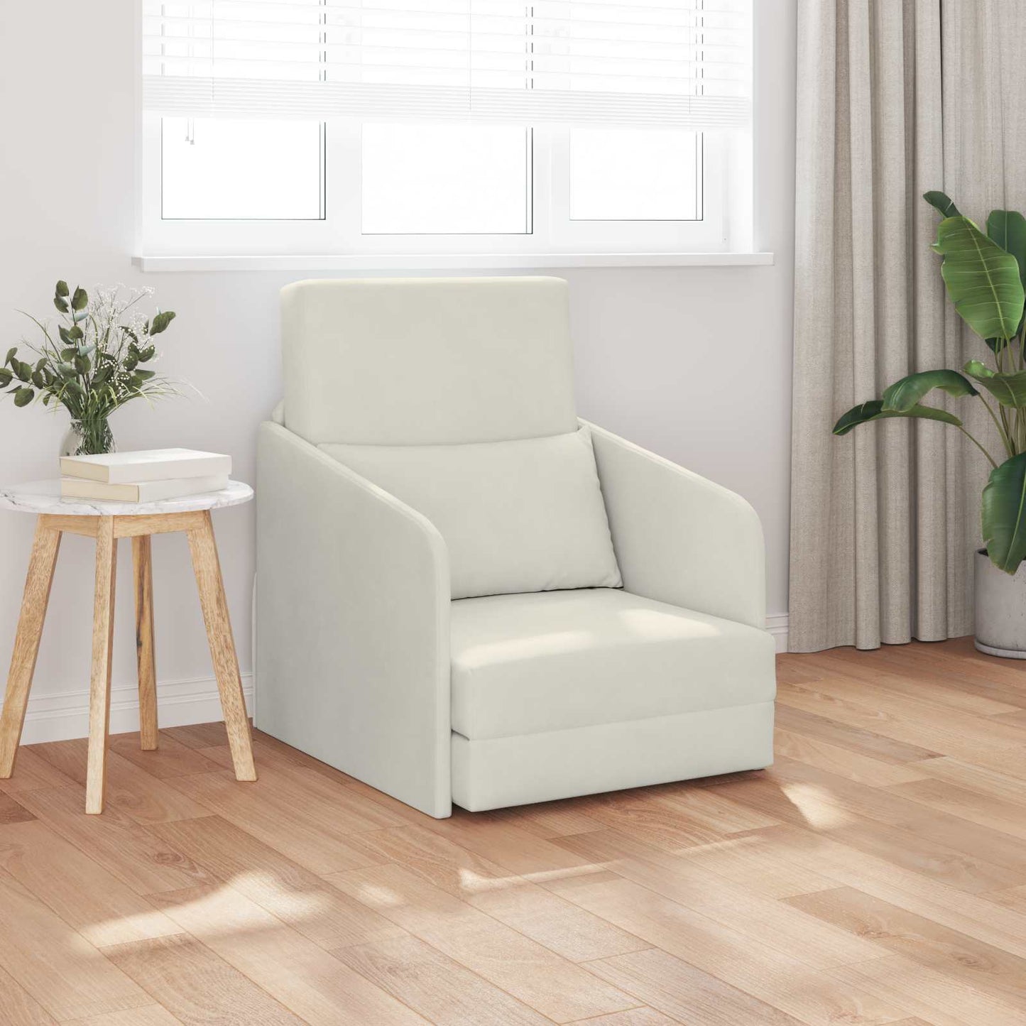 Slaapbank Crème 65 x 80 x 83 cm Fluweel is nu te koop bij PeponiXL, paradijselijk wonen!