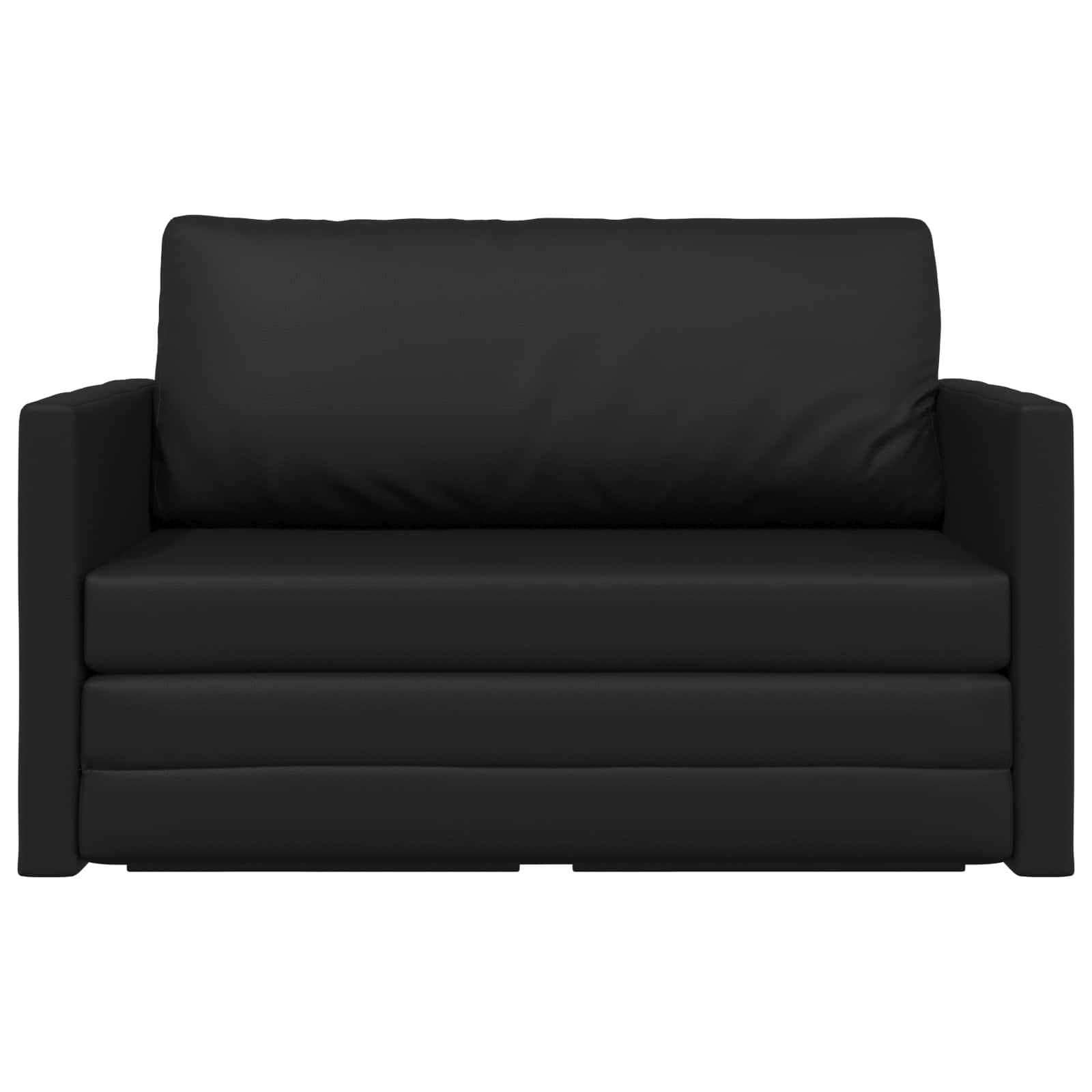 Slaapbank Zwart 124 x 71 x 78 cm Kunstleer is nu te koop bij PeponiXL, paradijselijk wonen!