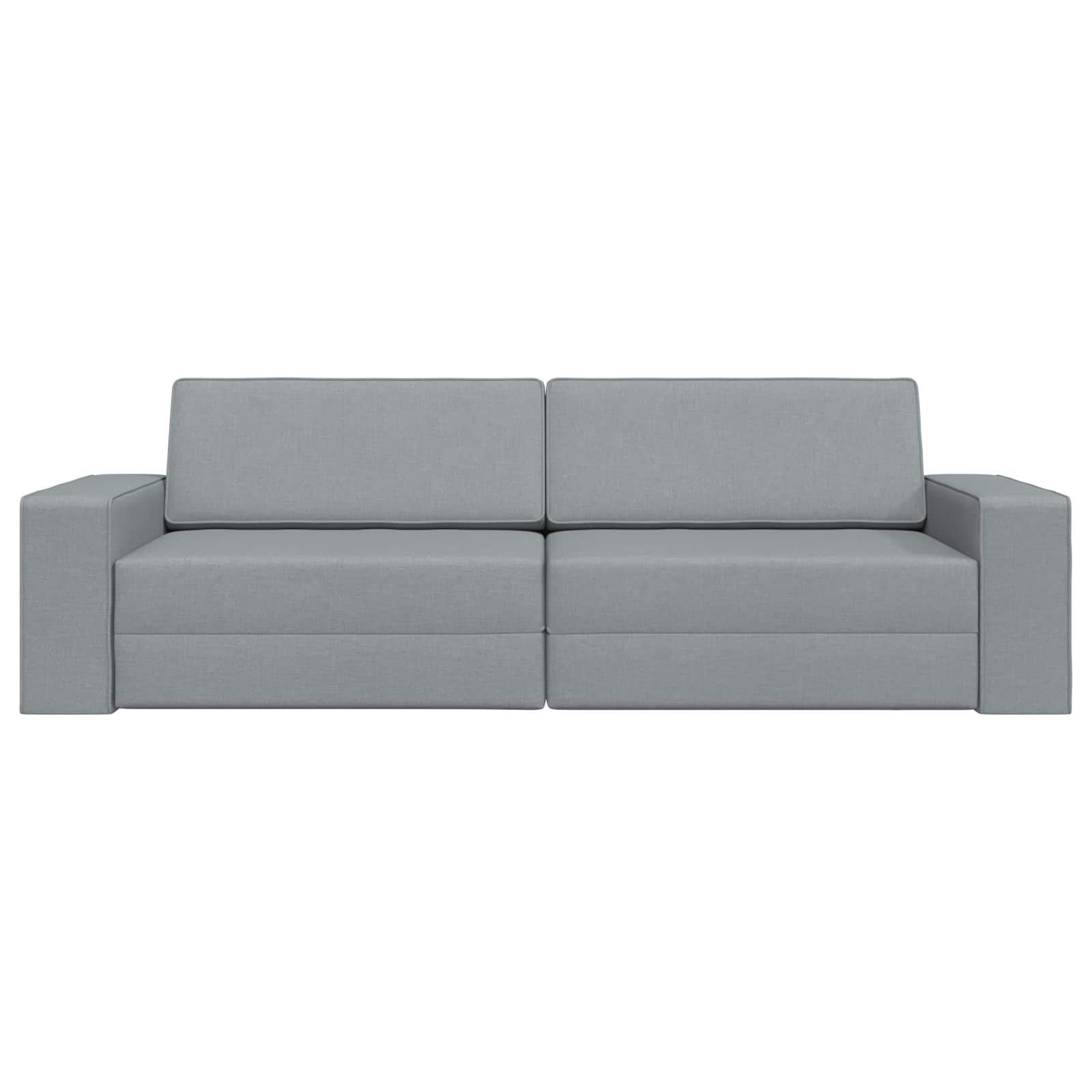 Slaapbank Lichtgrijs 245 x 78 x 77 cm Stof is nu te koop bij PeponiXL, paradijselijk wonen!